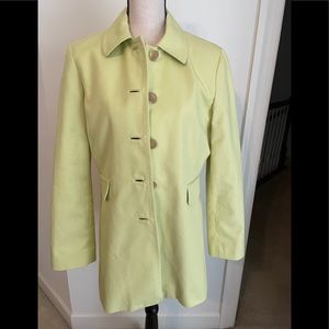 Ann Taylor Coat - Lime Green - Medium